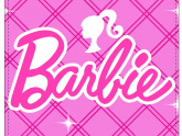Barbie mintás törölköző