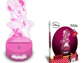 Minnie egeres 3d lámpa