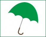 Matrica ovisjel esernyő (4x4cm)