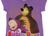 Masha és a Medve lila póló (92,116)