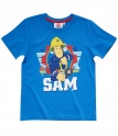 Sam a tűzoltó póló kék színben (116,128)