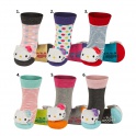 Hello Kitty 3d-s csörgő zokni (19-21, 3. és 4-es minta)